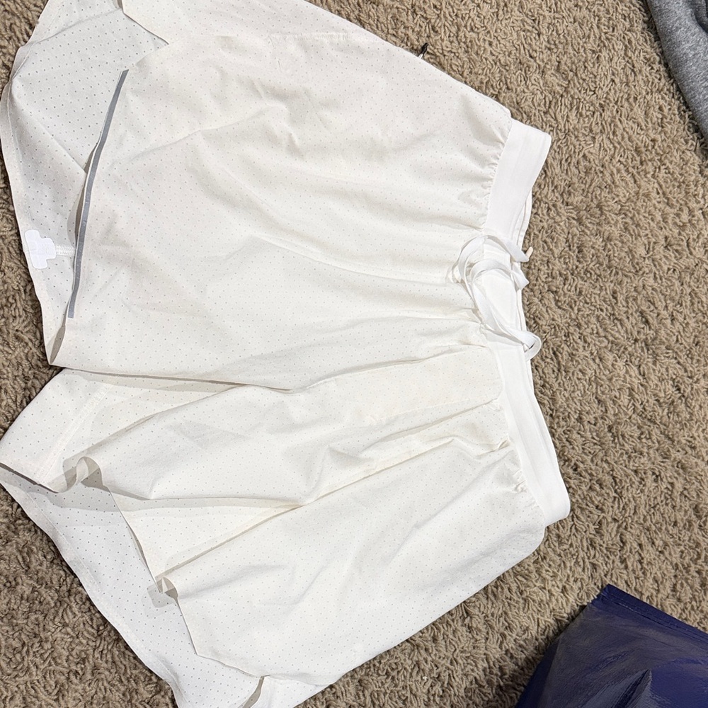 lululemon athletica White Athletic Shorts